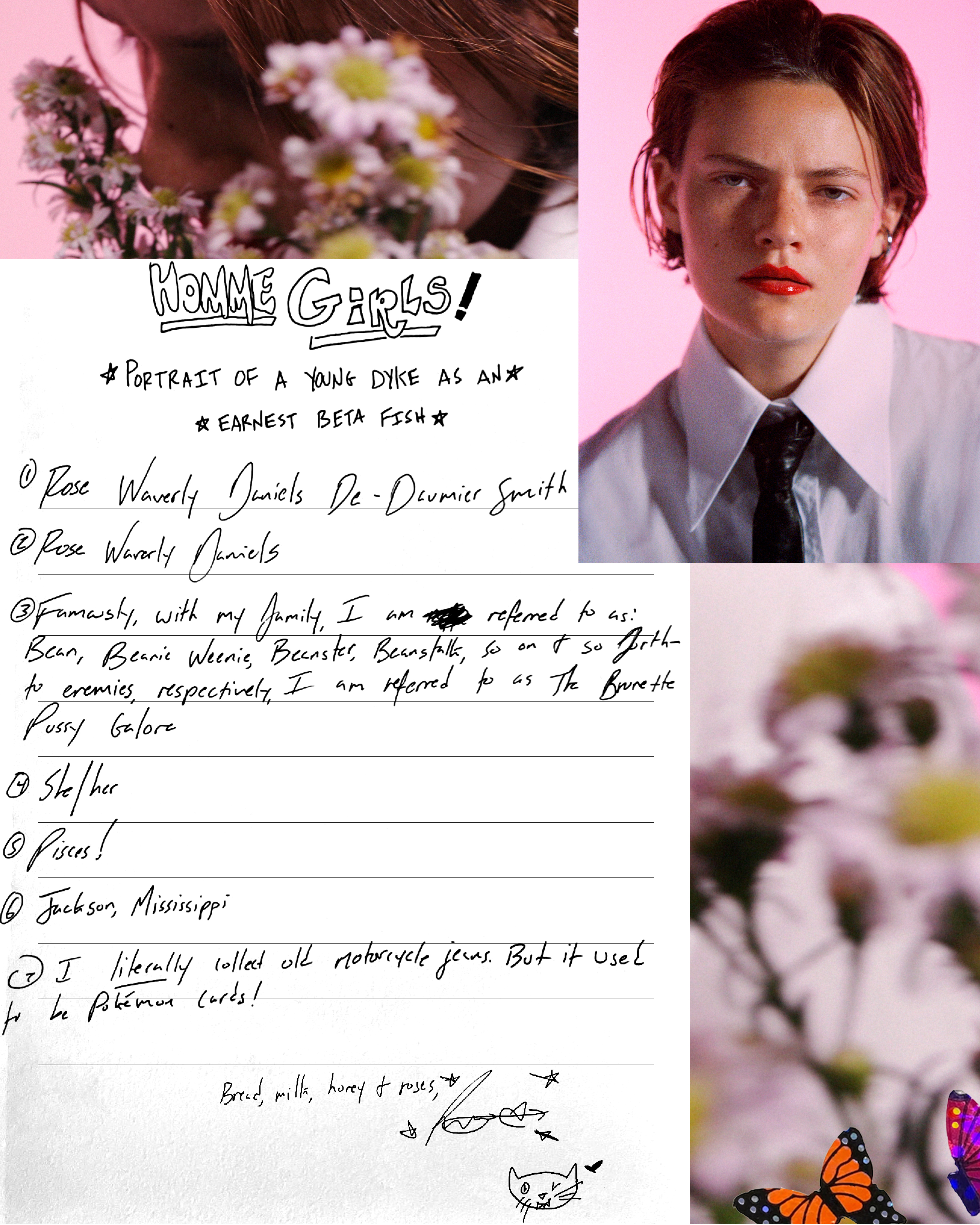 HommeGirls x Gucci Flora, Raine Trainor
