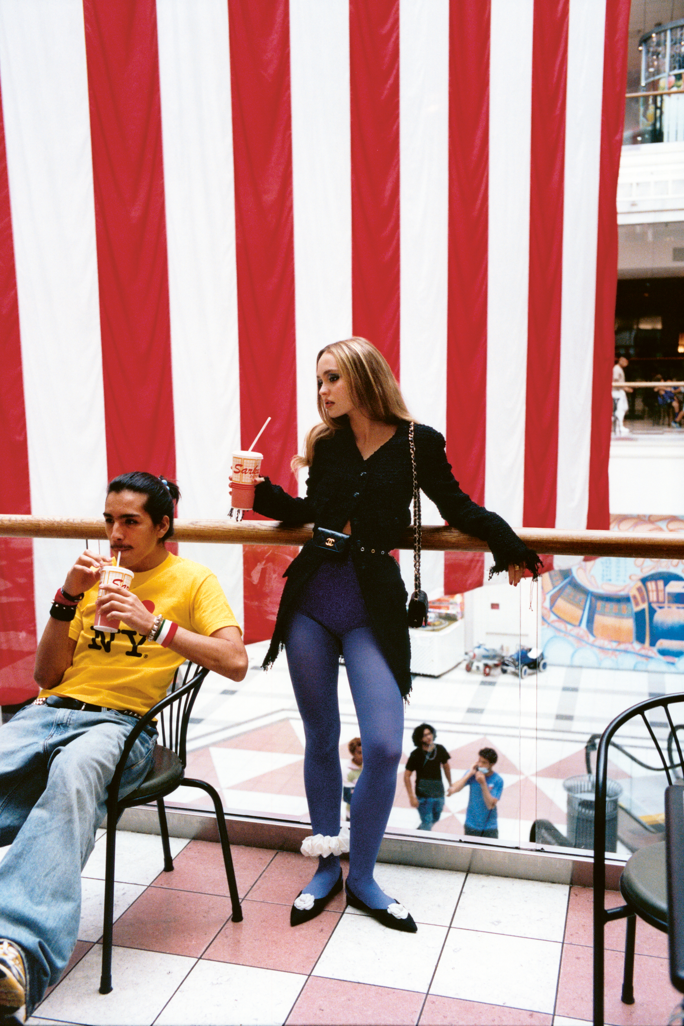 HommeGirls x Chanel - Lily Rose Depp, Raine Trainor, art direction