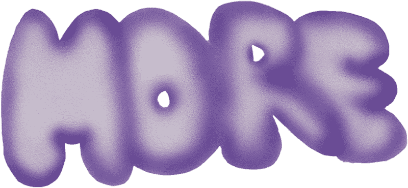 bubble letters, more